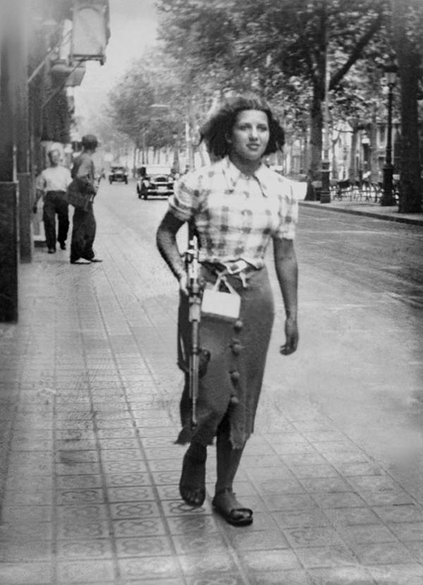 woman rifle
